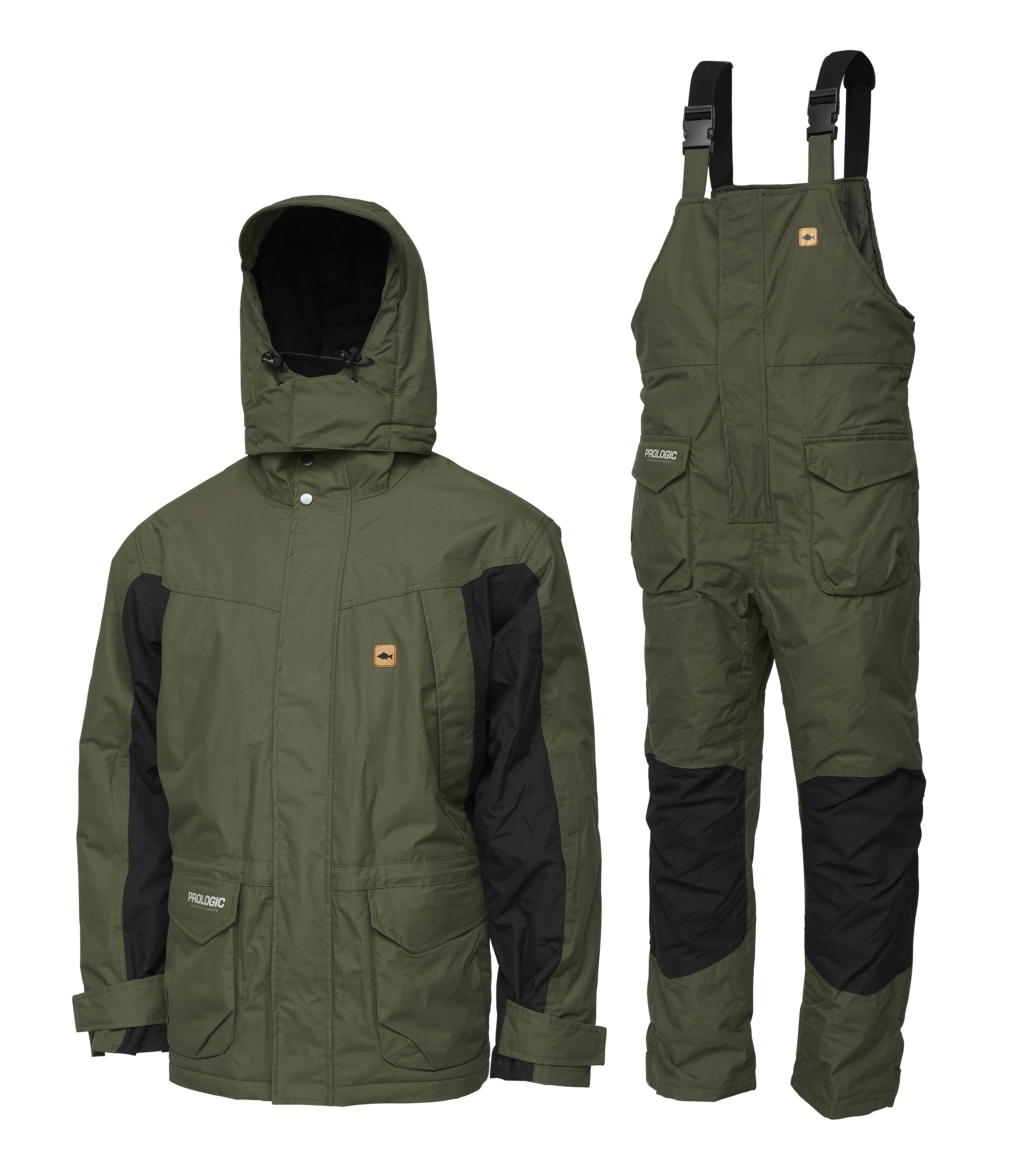 Prologic Highgrade Thermo jacka & hängselbyxor grön/svart large