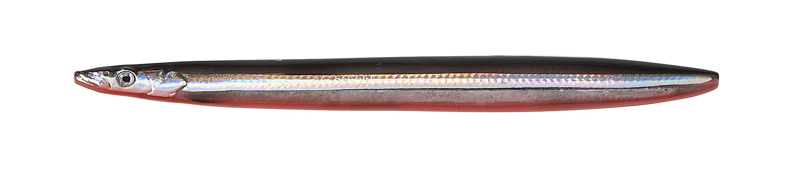 Savage Gear 3D Line Thru Sandeel 11 cm [15 g] black & red uv 1-pack