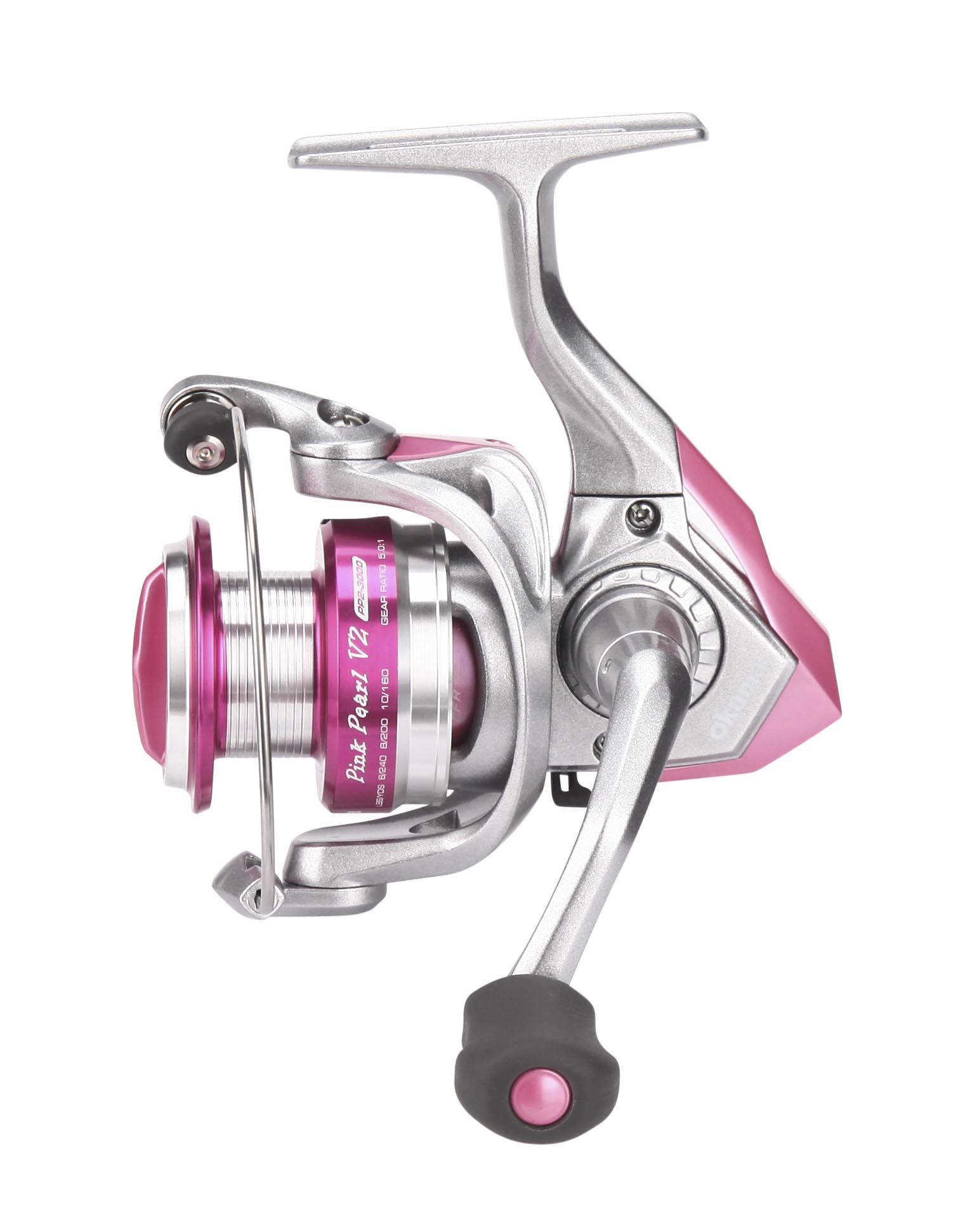 Okuma Pink Pearl V2 PP2-3000 frambromsad haspelrulle