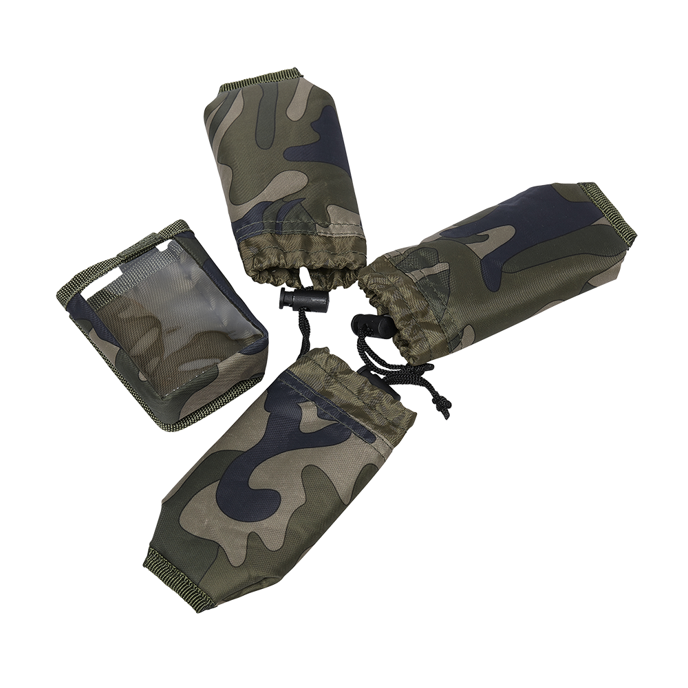 Prologic Fulcrum RMX-Pro vadderat förvaringsettui till nappalarm & mottagar camo 3+1-pack