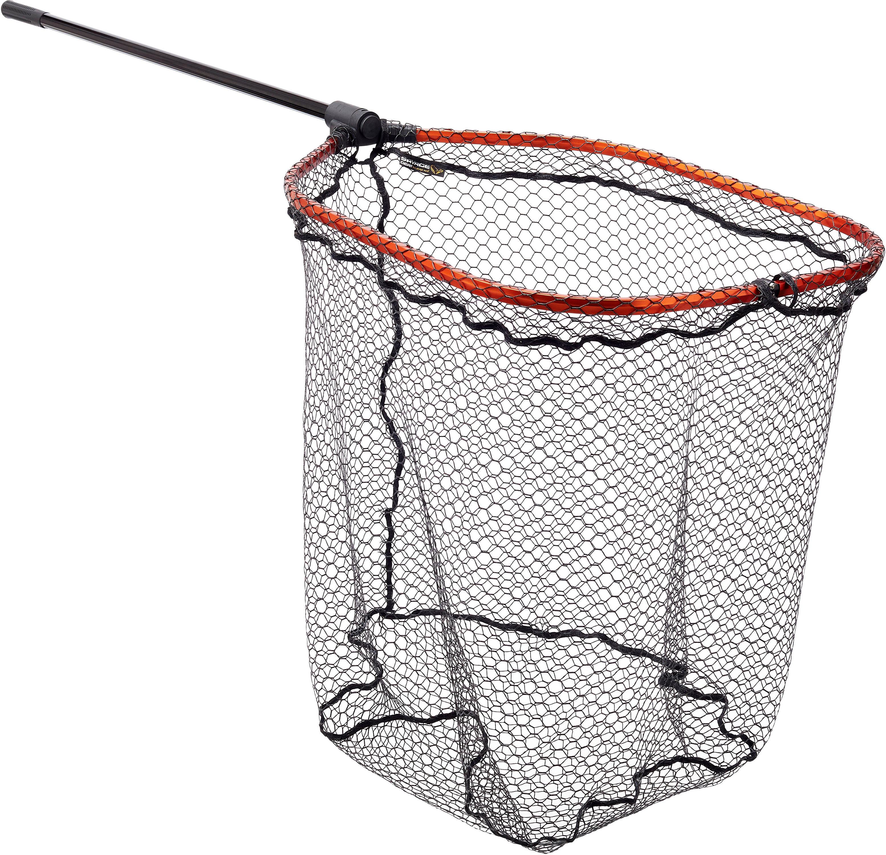 Savage Gear Twist & Fold vikbar fiskehåv L [70 x 60 x 60 cm] 100 cm skaft