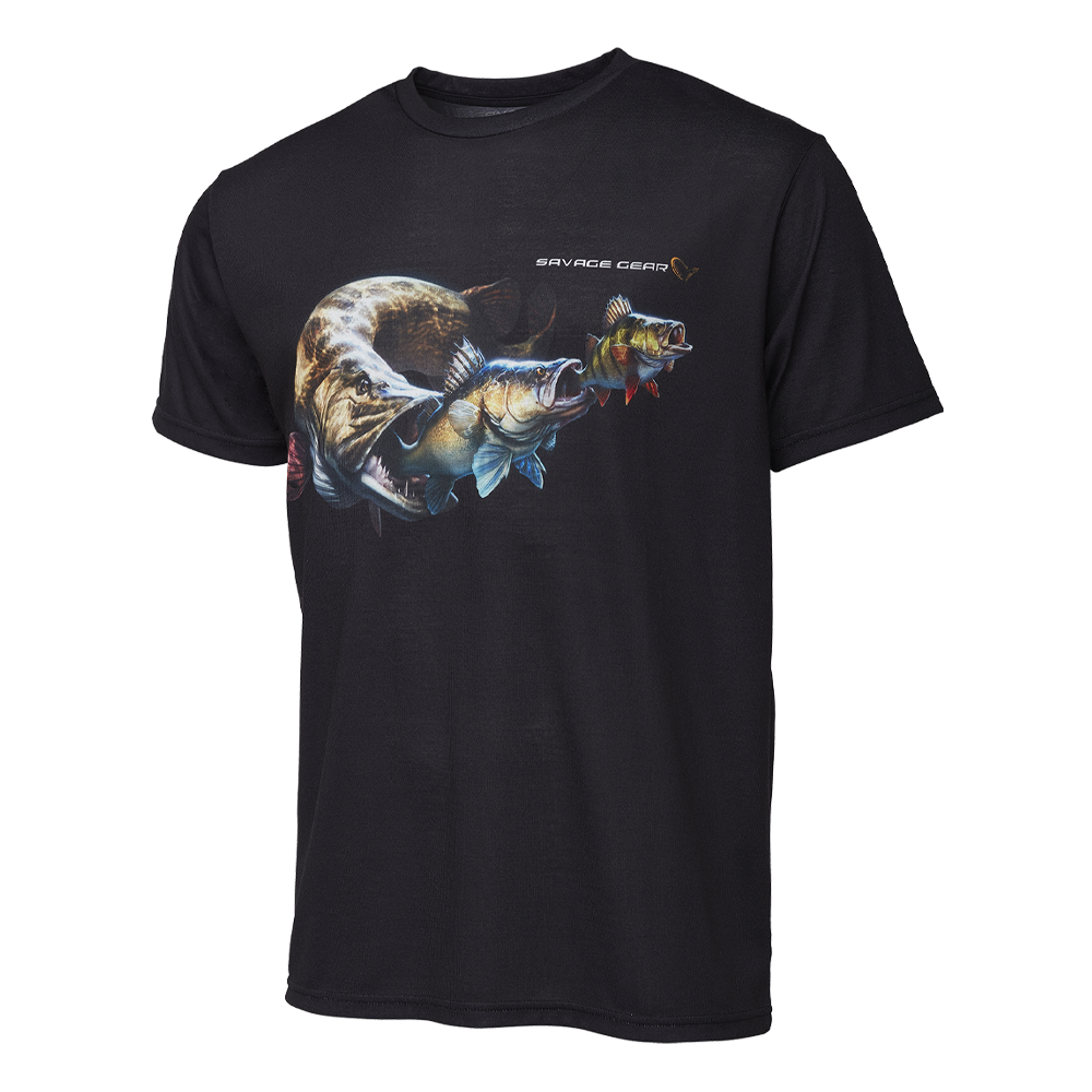 Savage Gear Cannibal t-shirt svart x-large