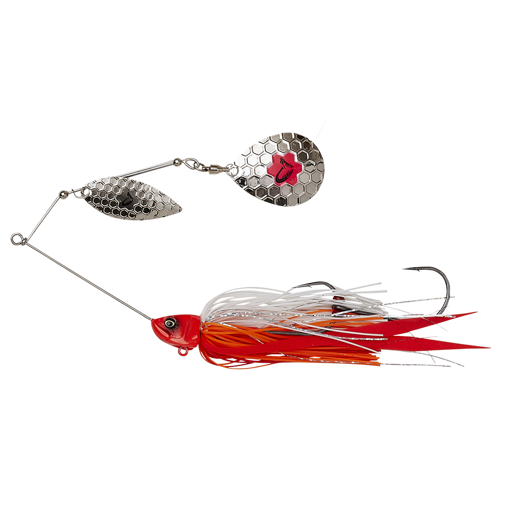 Savage Gear Da'Bush spinnerbait 16 cm [32 g] red head silver 1-pack