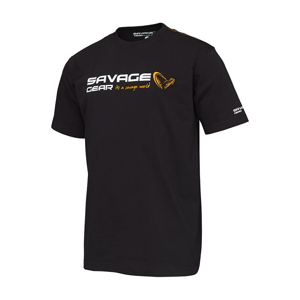 Savage Gear Signature Logo t-shirt svart medium