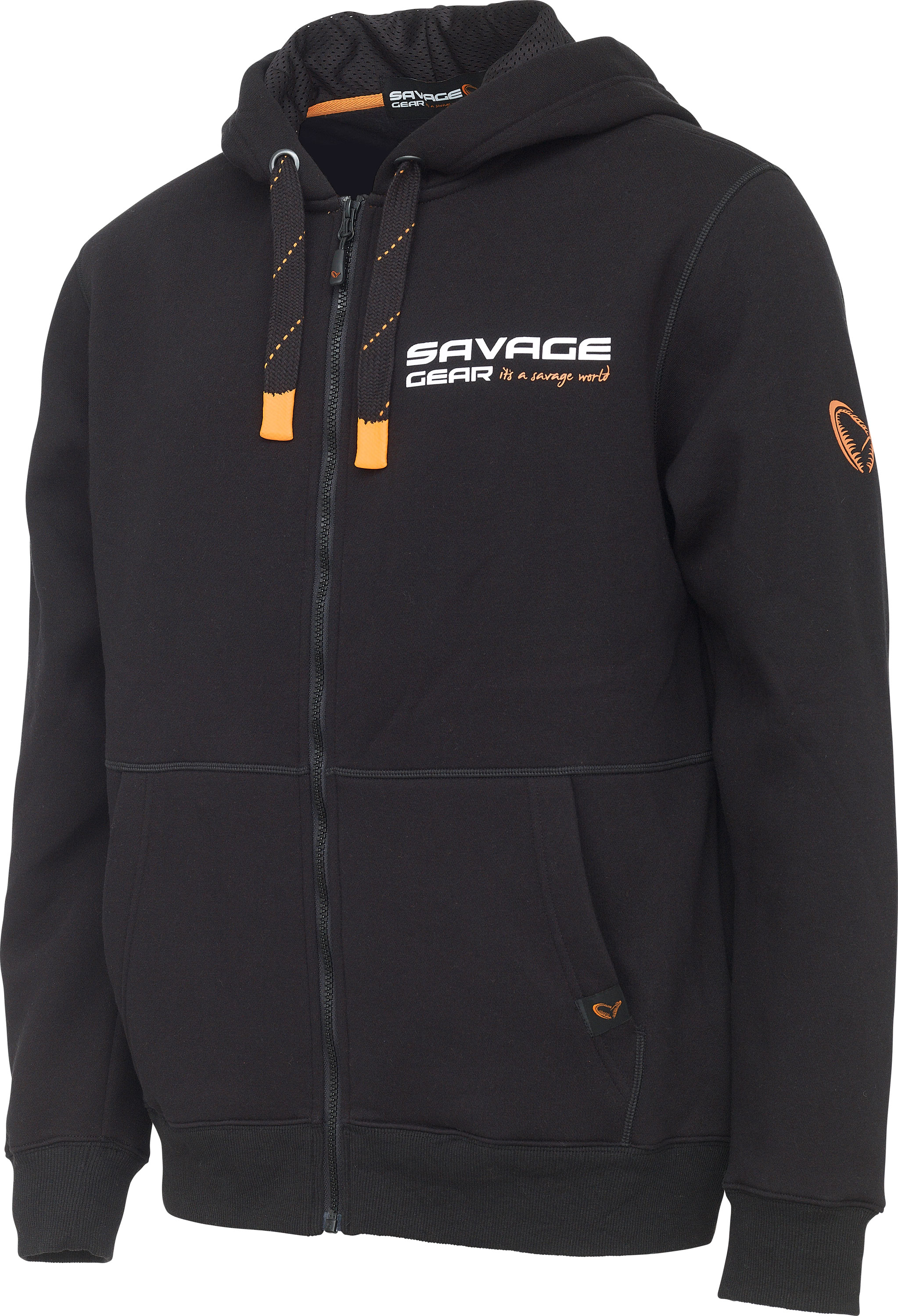 Savage Gear Urban Zip Hoodie svart large