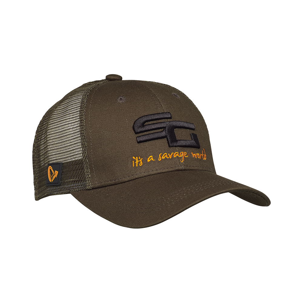 Savage Gear SG4 Trucker keps olivgrön one-size