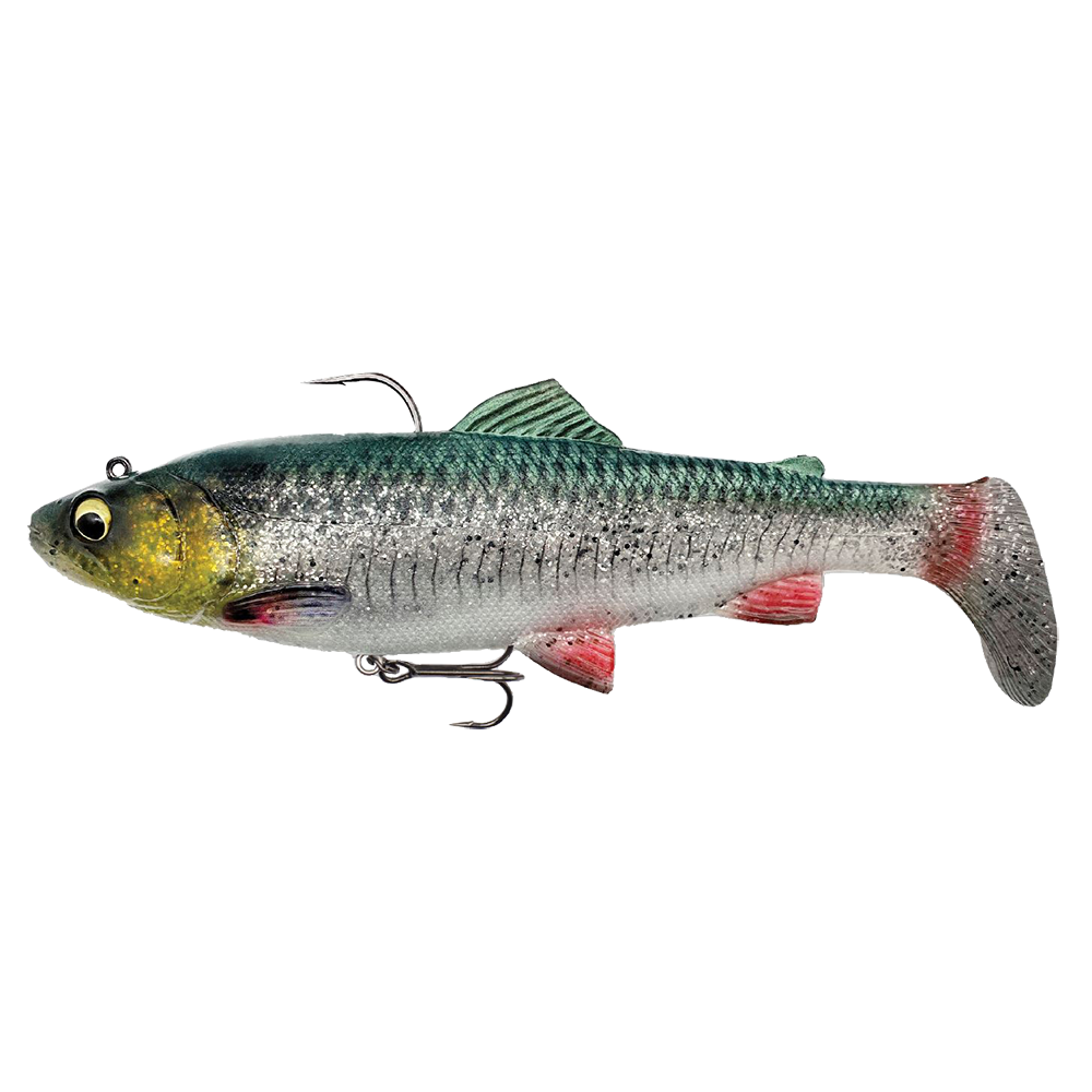 Savage Gear 4D Trout Rattle Shad 17 cm [80 g] S green silver 1-pack