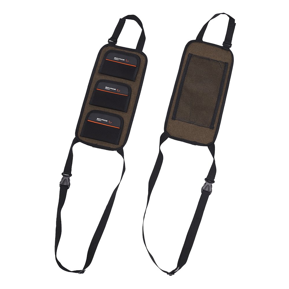 Savage Gear spöhållareset till bilsäten för 3-spön svart/brun 1-pack