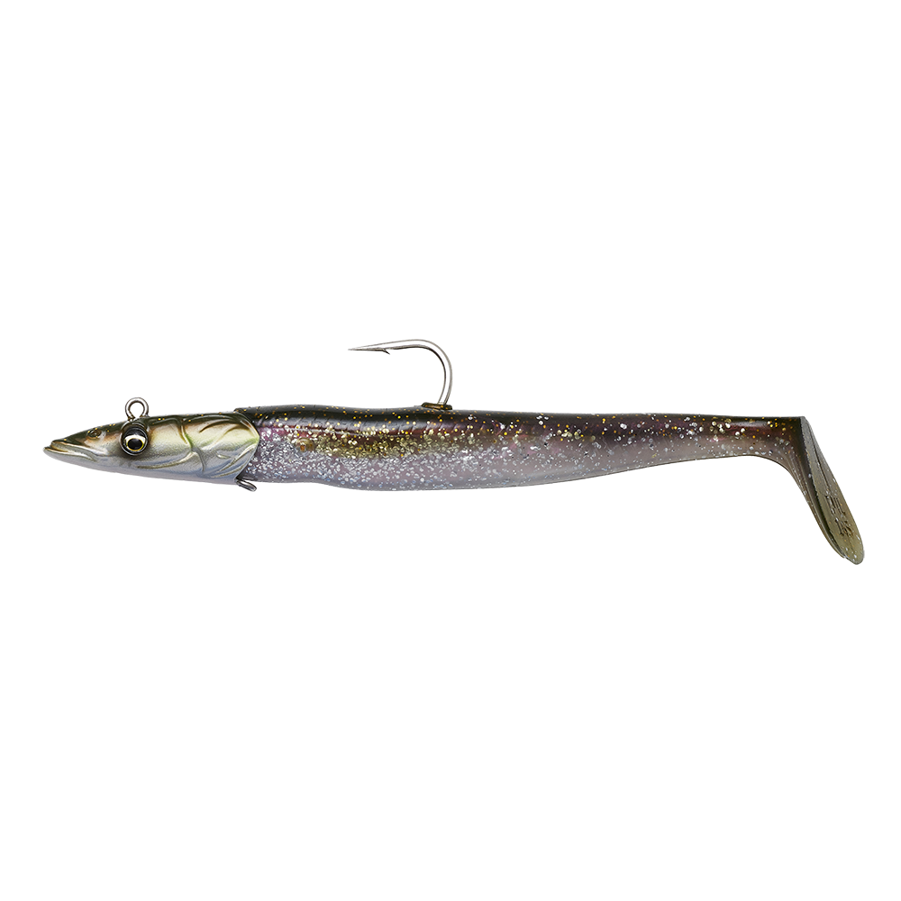 Savage Gear Sandeel V2 18 cm [86 g] green silver 2+1-pack
