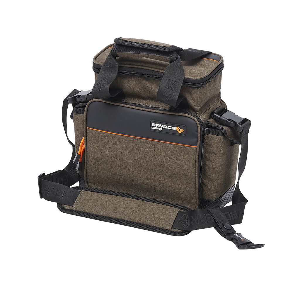 Savage Gear Specialist väska [inkl. 6 betesaskar] 8 l [25 x 35 x 14 cm] small brun/svart