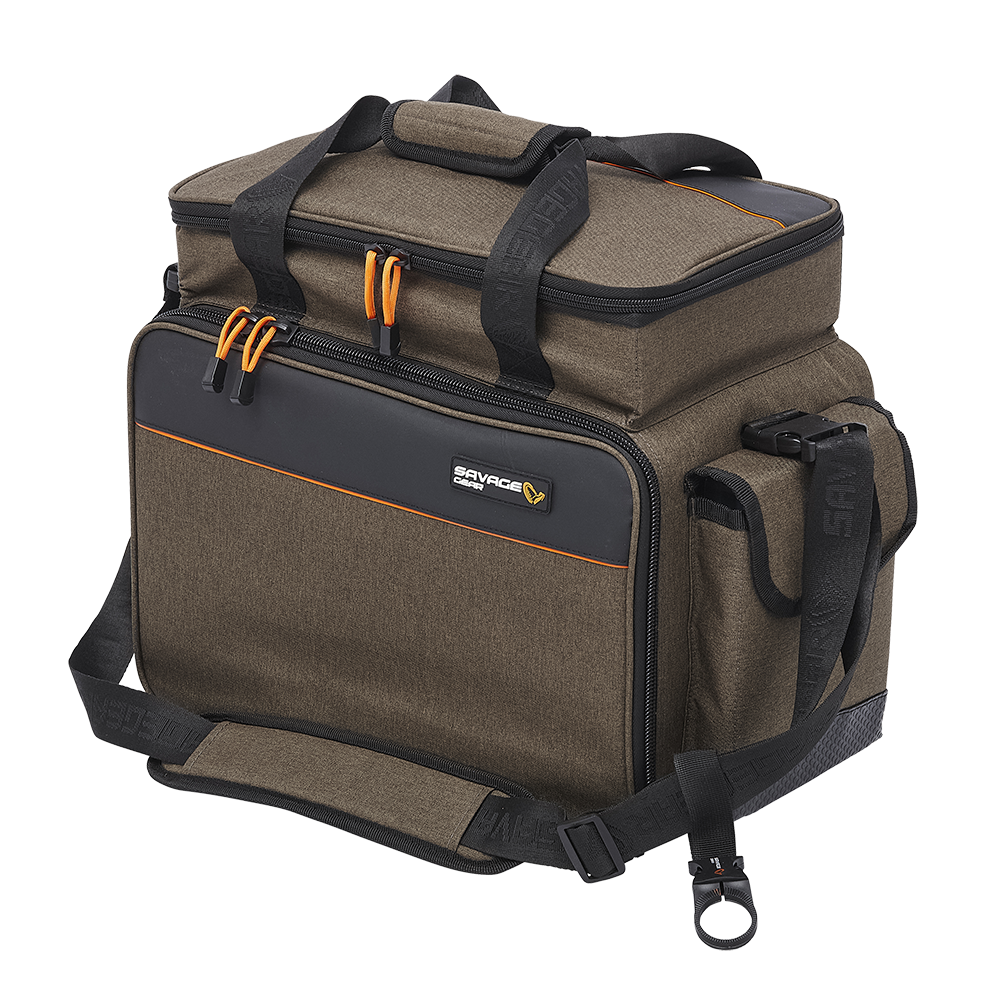 Savage Gear Specialist väska [inkl. 6 betesaskar] 31 l [35 x 50 x 25 cm] large brun/svart