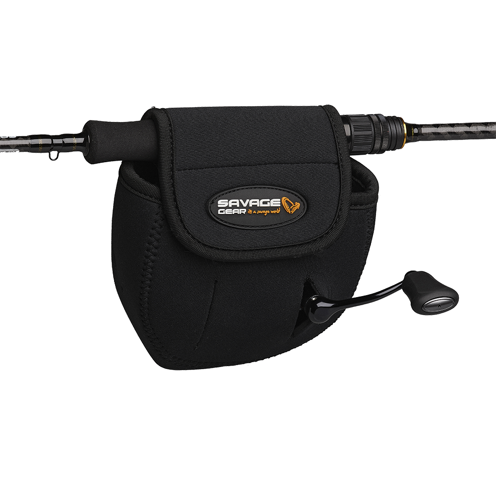 Savage Gear Neoprene haspelrullsfodral svart small [1000-2500]