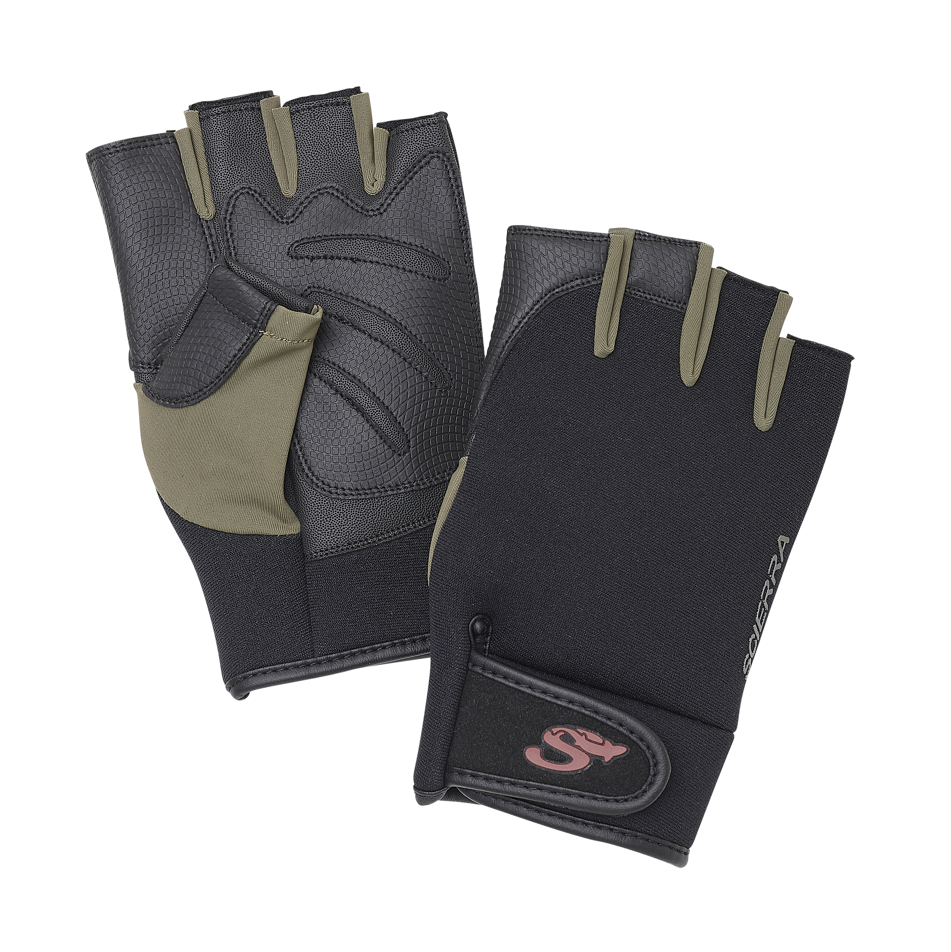 Scierra Neo Stretch kortfingerhandskar svart x-large