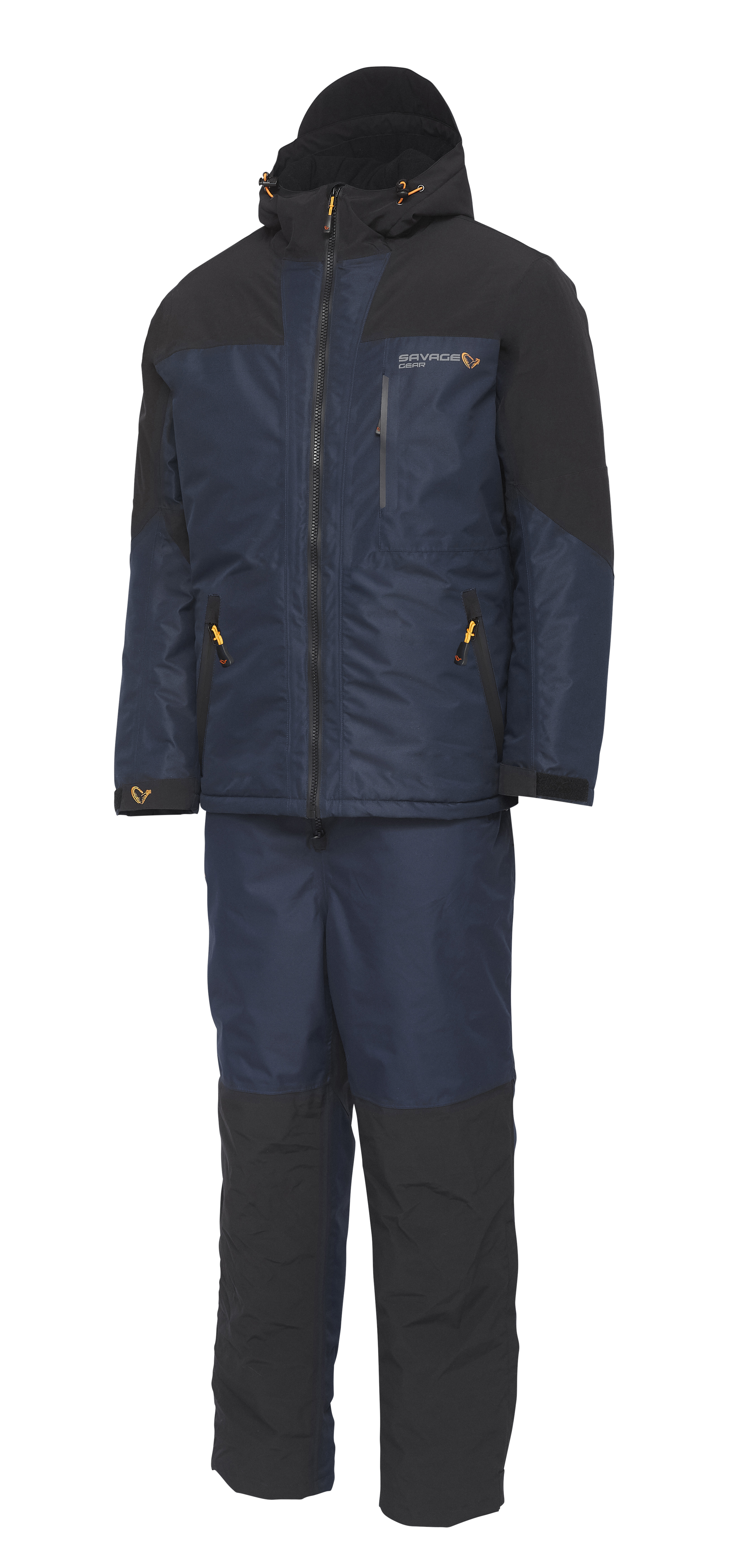 Savage Gear SG2 Thermal jacka & hängselbyxor mörkblå/svart xxx-large