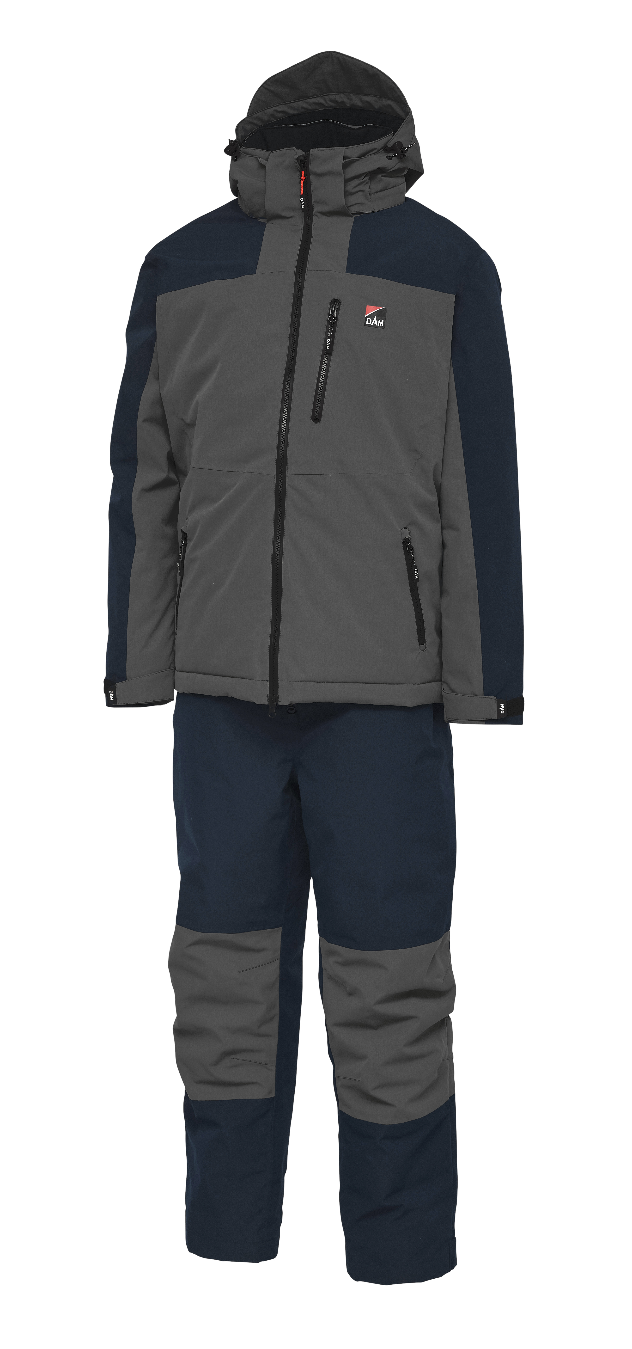 DAM Intenze -20 Thermal jacka & hängselbyxor grå/blå xx-large
