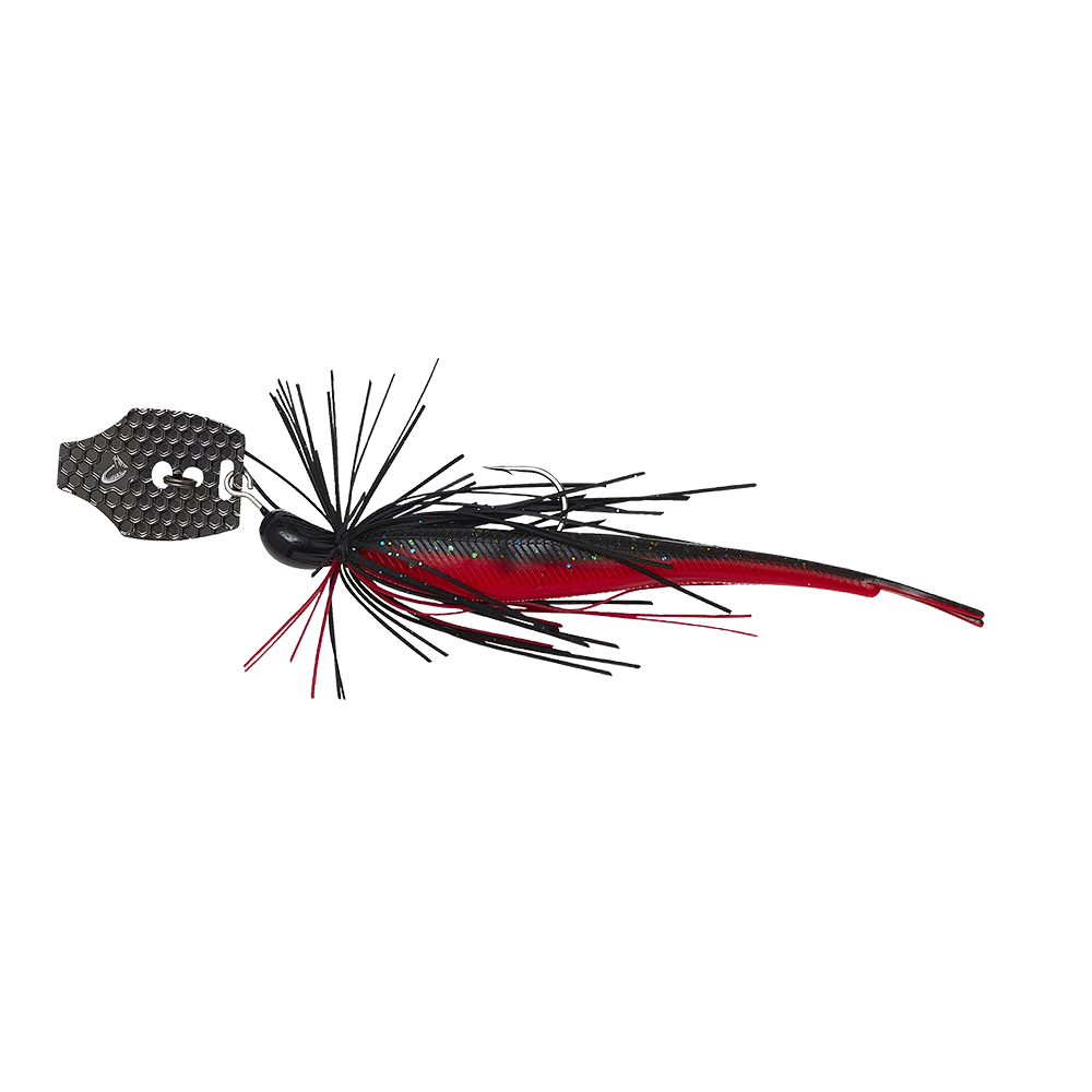Savage Gear Crazy Swim Jig 12.5 cm [14.5 g] S black n red 1-pack
