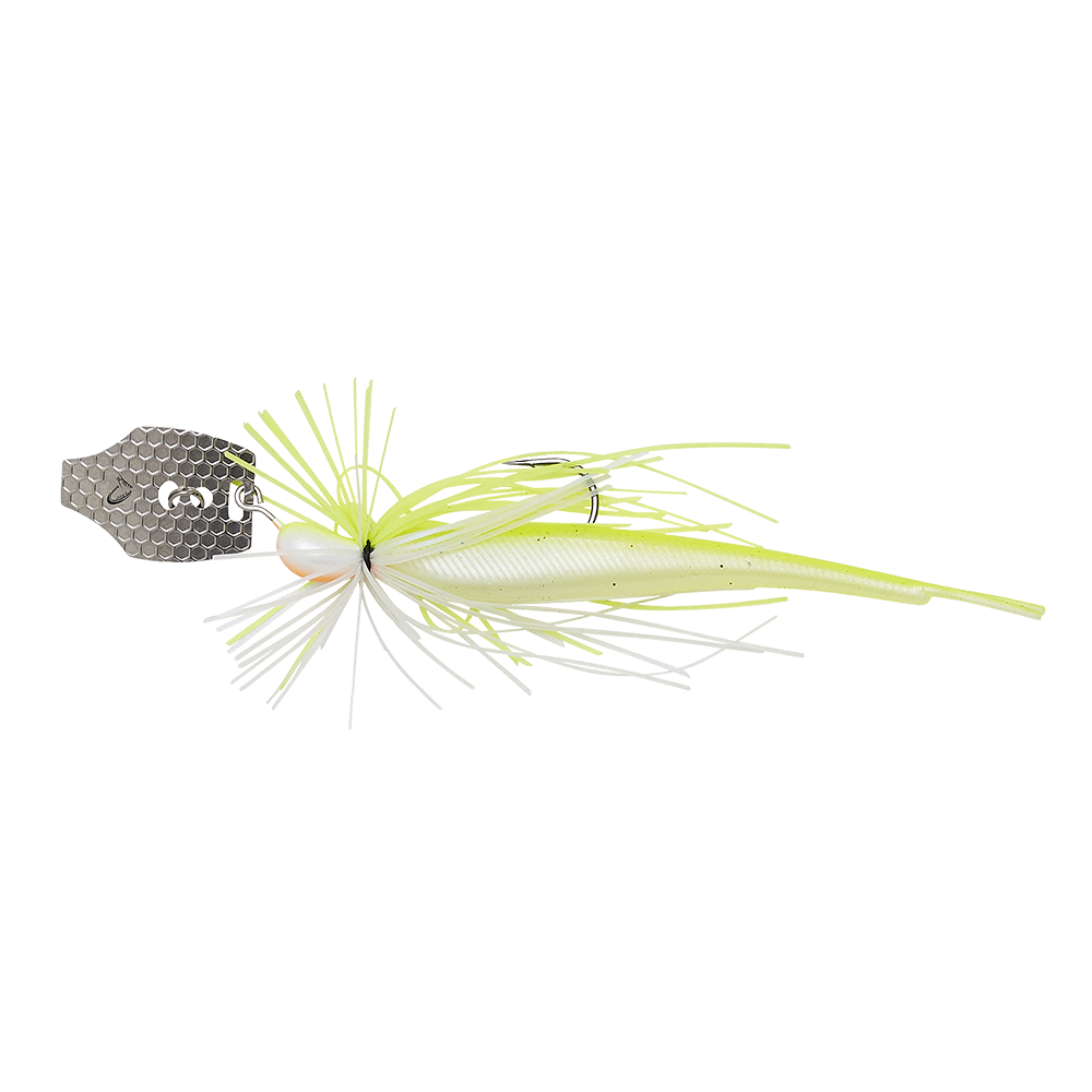 Savage Gear Crazy Swim Jig 12.5 cm [20 g] S yellow white 1-pack