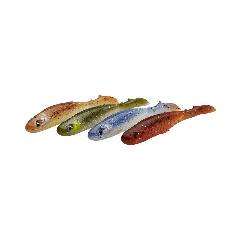 Savage Gear Slender Scoop Shad 11 cm [7 g] clear water mix 4-pack