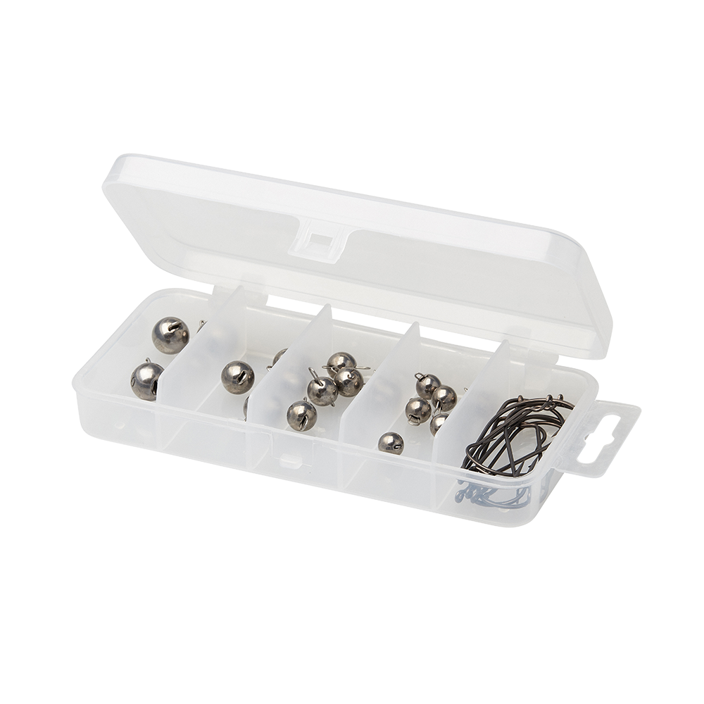 Savage Gear Cheb Head Kit silver 30-pack