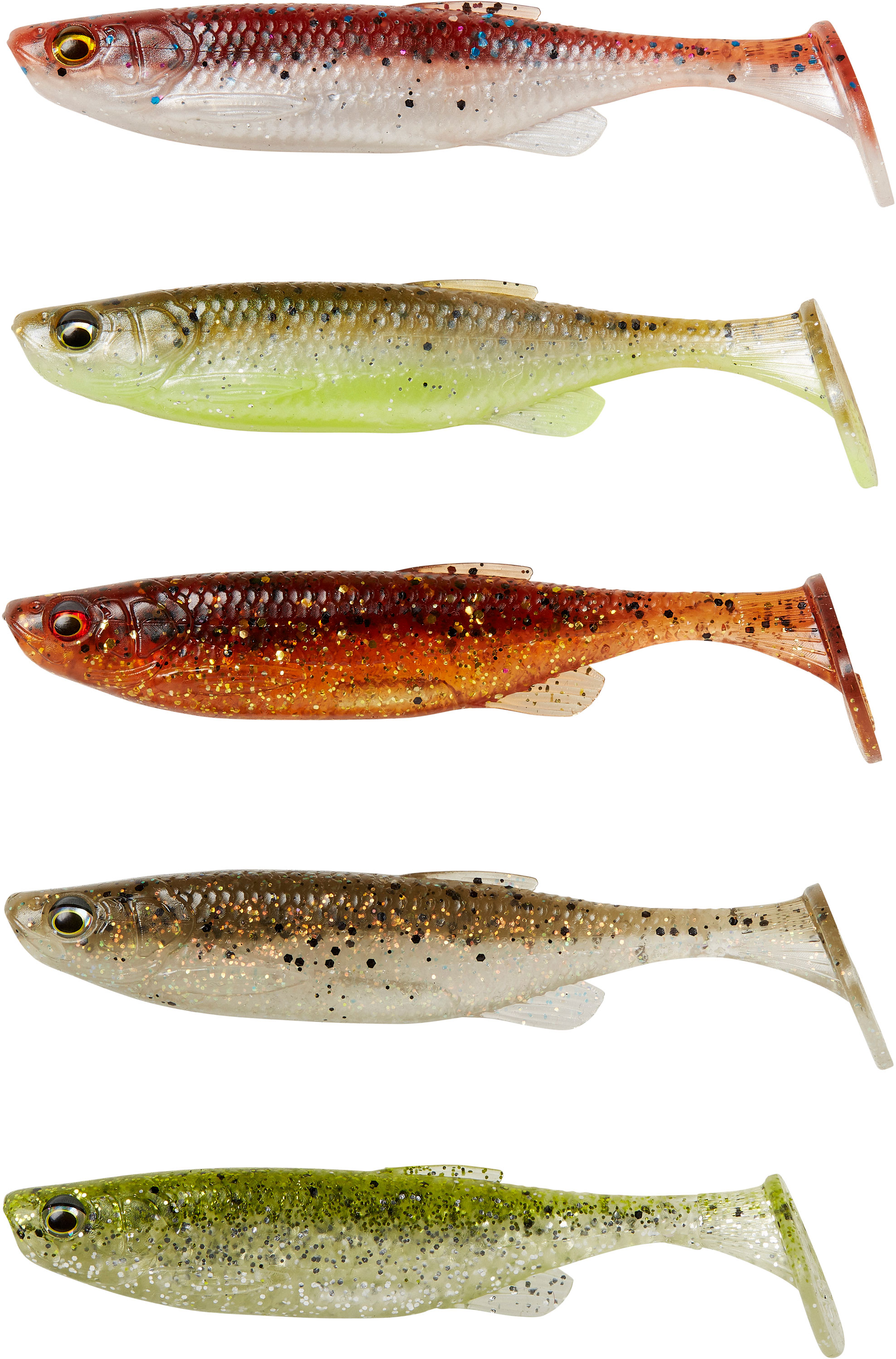 Savage Gear Fat Minnow T-Tail 7.5 cm [5 g] clear water mix 5-pack