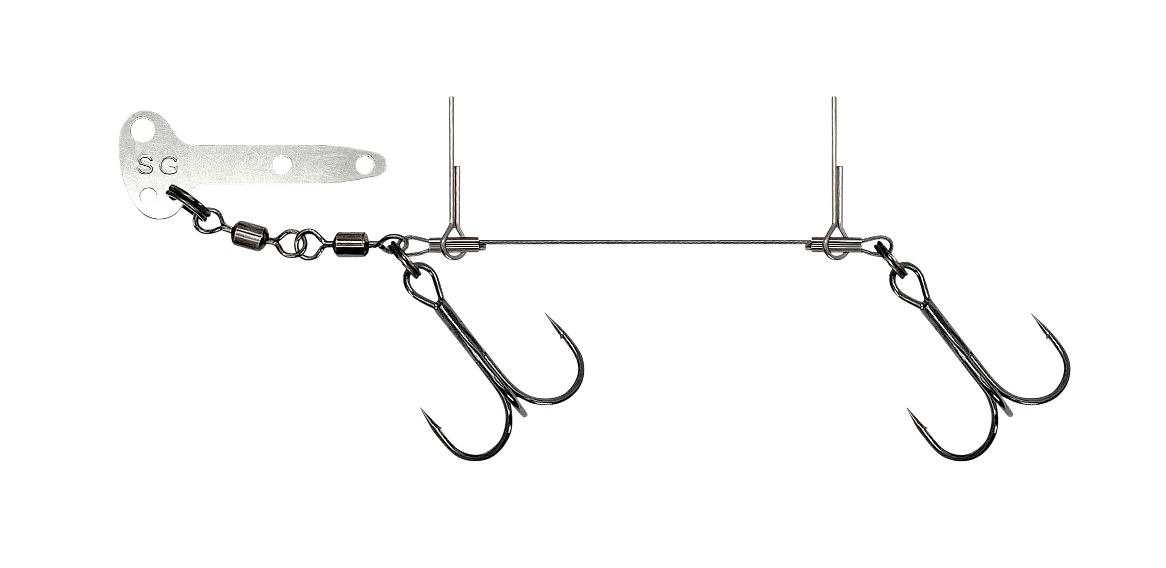 Savage Gear Pro Peg Blade Rig Large med 11 cm vajer och 1 krokar 2-pack