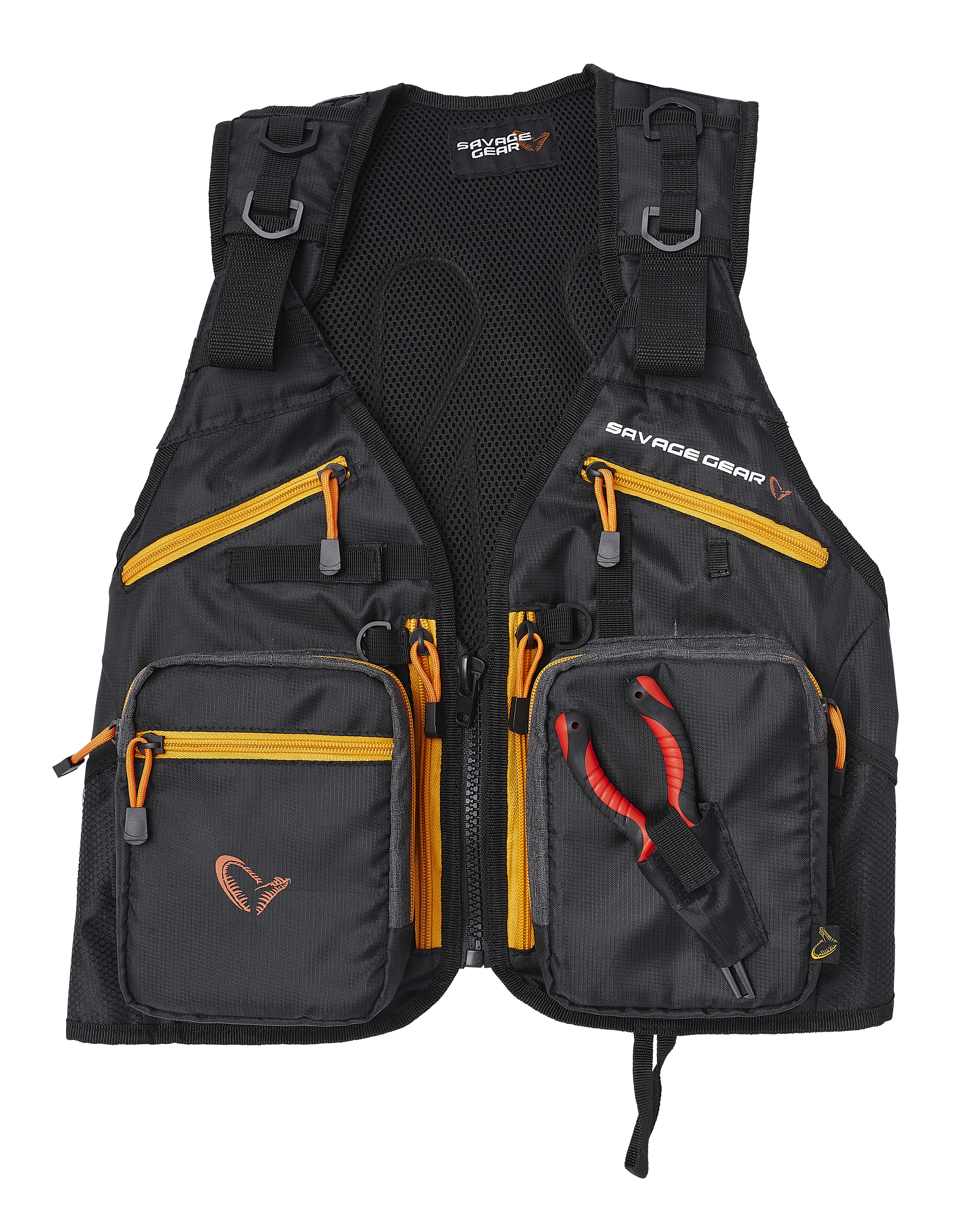 Savage Gear Pro-Tact Spinning väst svart/orange one-size