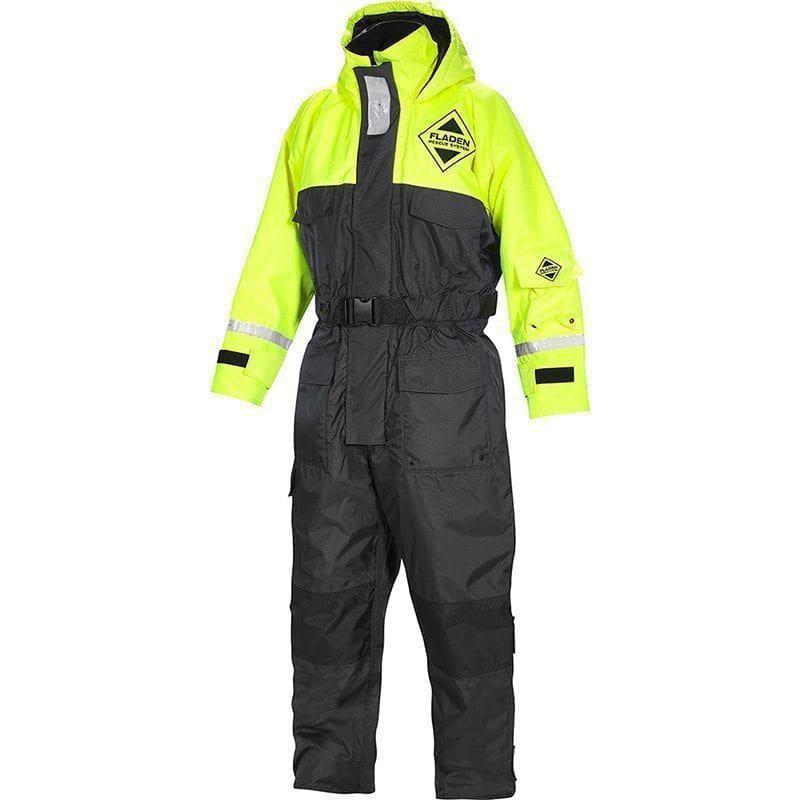Fladen 845 flytoverall gul/svart x-small
