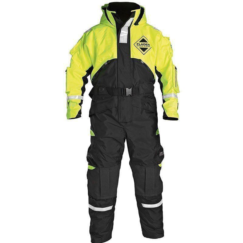 Fladen 848 Maxximus flytoverall gul/svart large