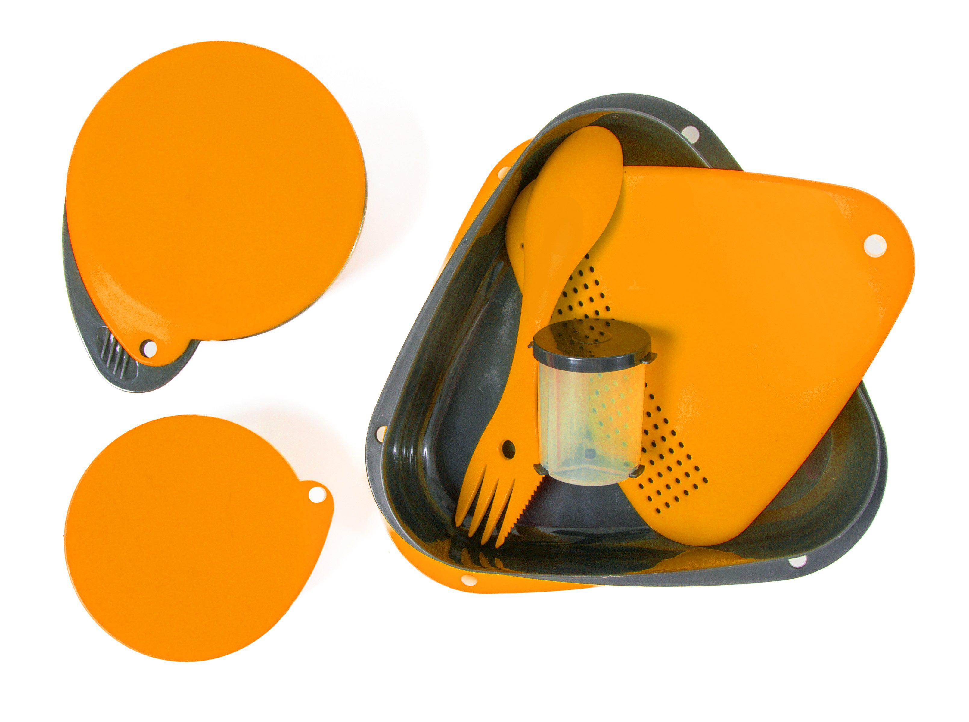 Fladen Triangel matlådekit orange