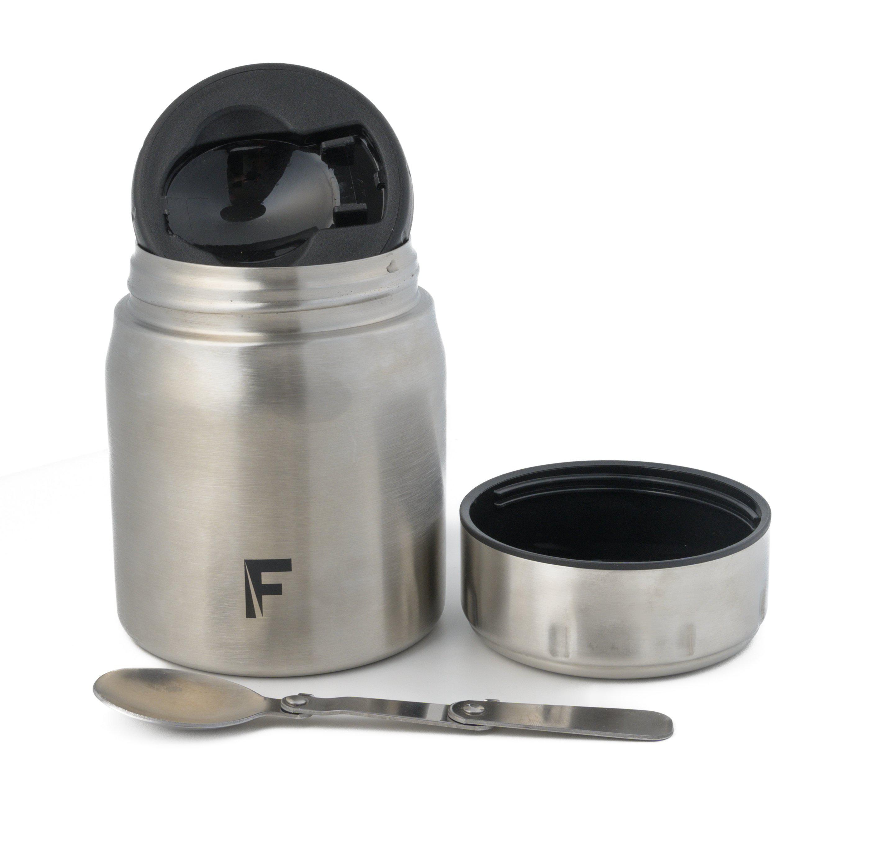 Fladen Sopp- och måltidsburk 500 ml silver