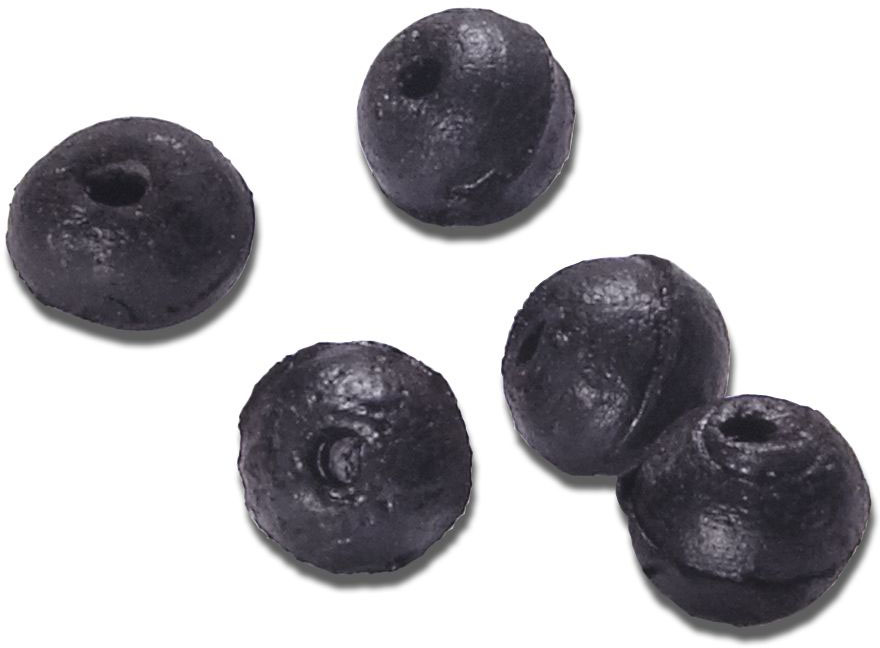 Wiggler gummikulor 4 mm svart 10-pack