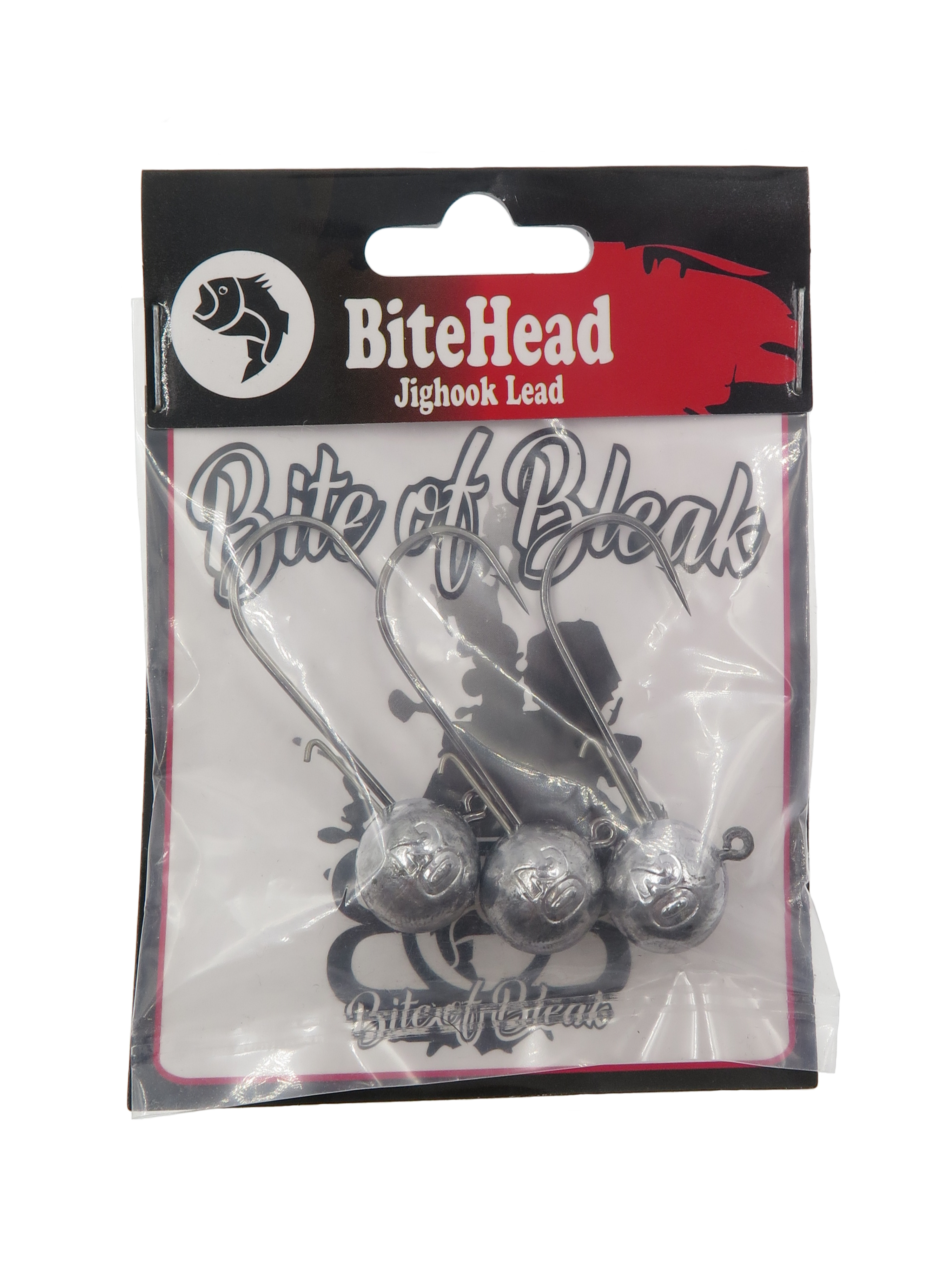 Bite of Bleak Bitehead Lead jiggskalle 20 g med 4/0 krok 3-pack