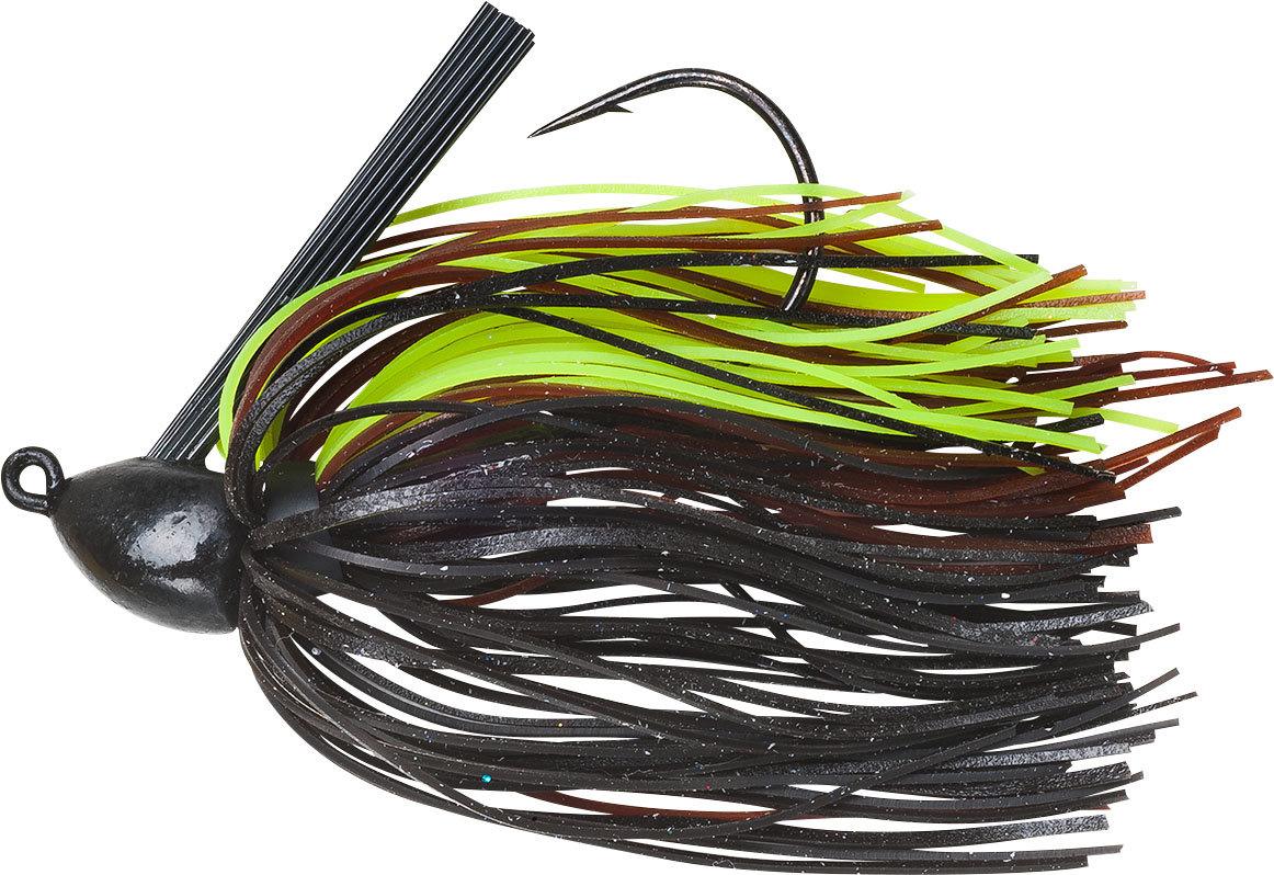 Booyah Baby Boo Jig [9 g] S black brown chartreuse 1-pack