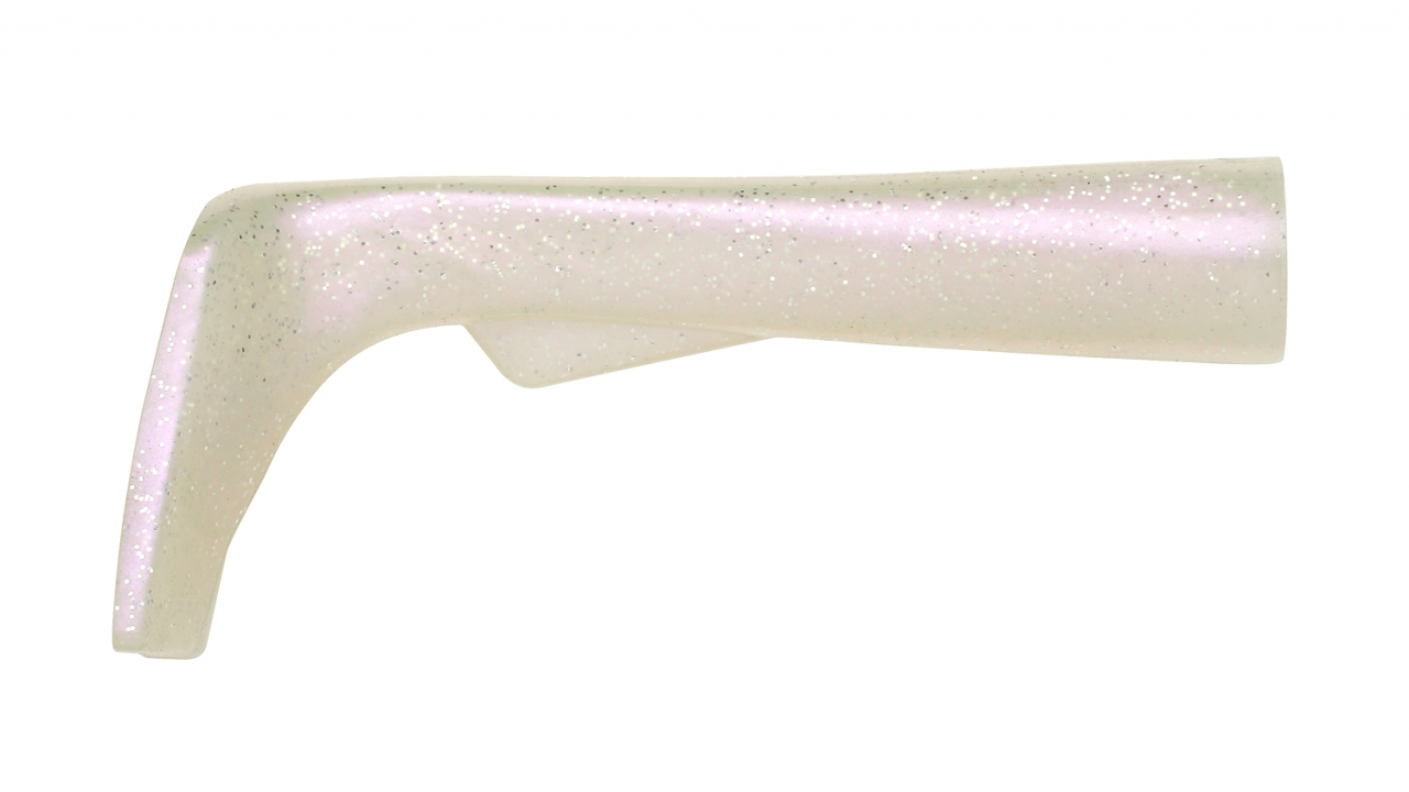 Svartzonker Big Paddle Tail v2 reserv-tail c4 pearl white 2-pack