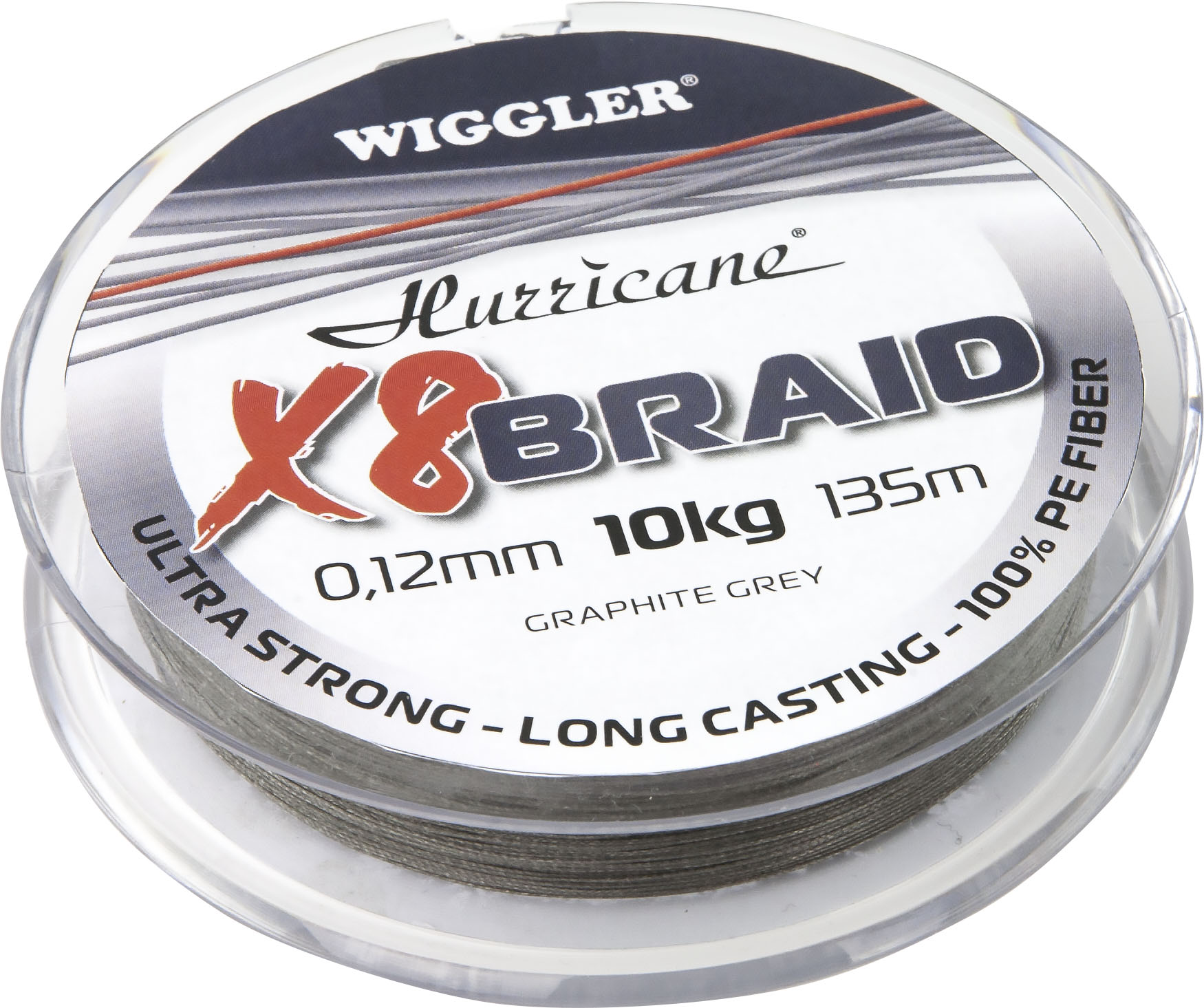 Hurricane X8 Braid flätlina grå 0.320 mm x 135 m