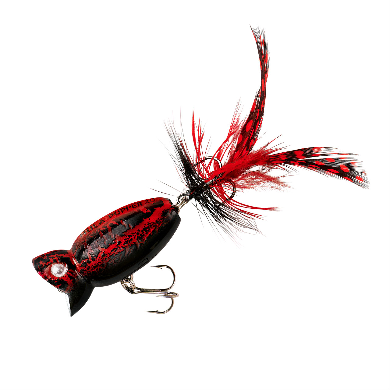 Arbogast Hula Popper 2.0 5 cm [10 g] F black death 1-pack