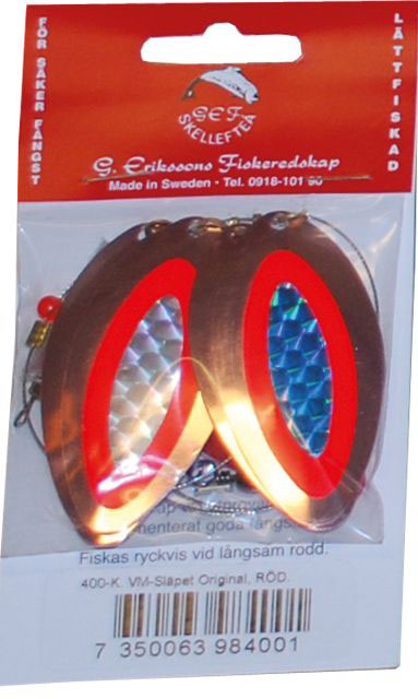 G. Erikssons Fiskeredskap VM-släpet Original röd (K) 1-pack