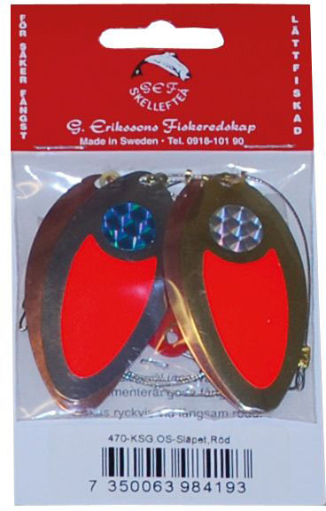 G. Erikssons Fiskeredskap OS-släpet röd (KSG) 1-pack