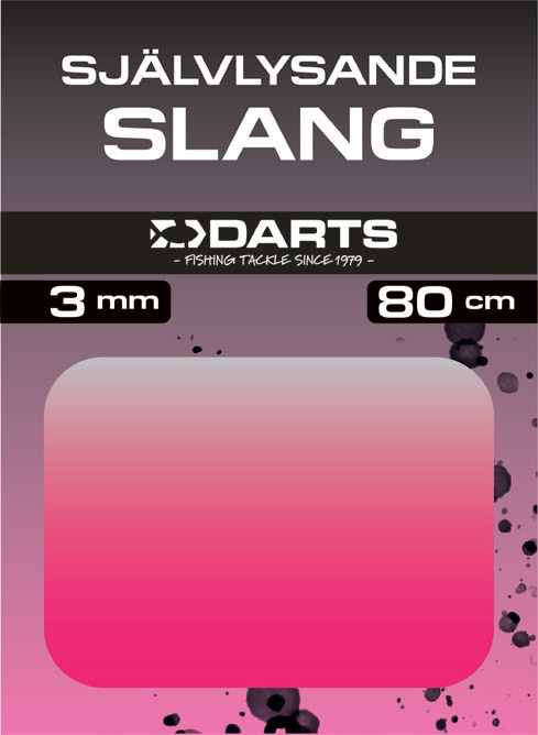 Darts Självlysande slang [ø5.0 mm x 60 cm] röd