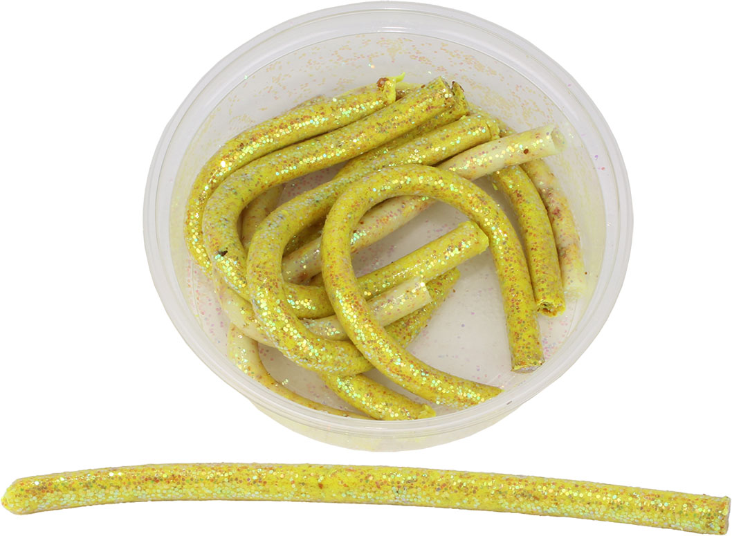 AntichePasture Hydro Worms Trout svävande gul 40 g burk