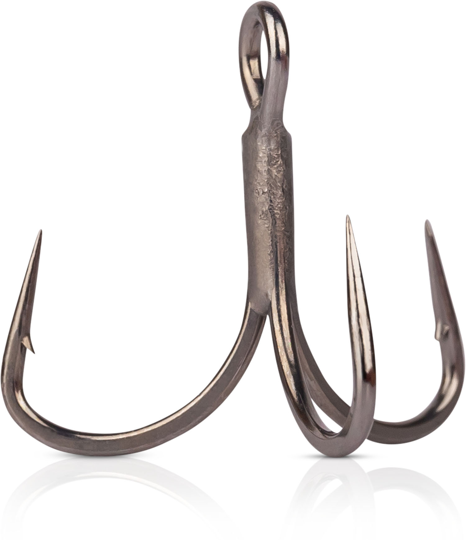 Mustad [ITG76APTS] In-Line Triple Grip trekrok i titanstål stl. #2, 6-pack
