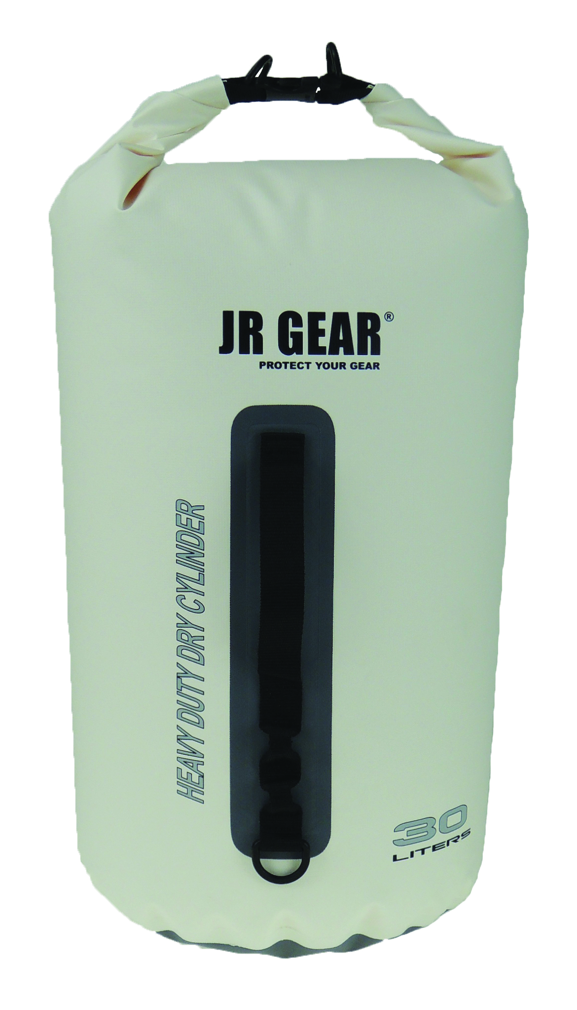 JR GEAR Heavy Duty Dry Cylinder vattentät packpåse 30 liter white