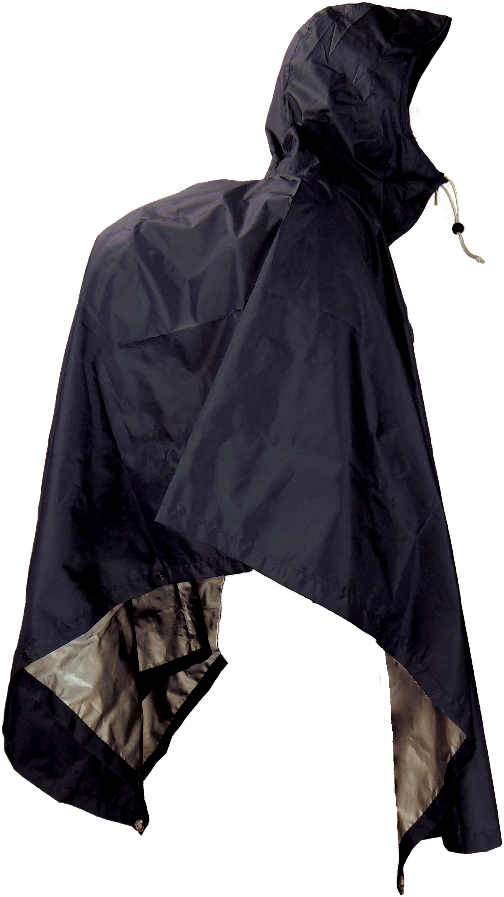 JR GEAR Poncho Lite regnponcho svart small