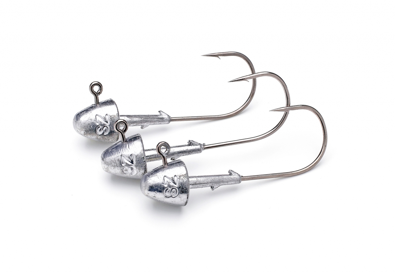 Svartzonker Jiggskalle 5 g med 10/0 krok silver 3-pack