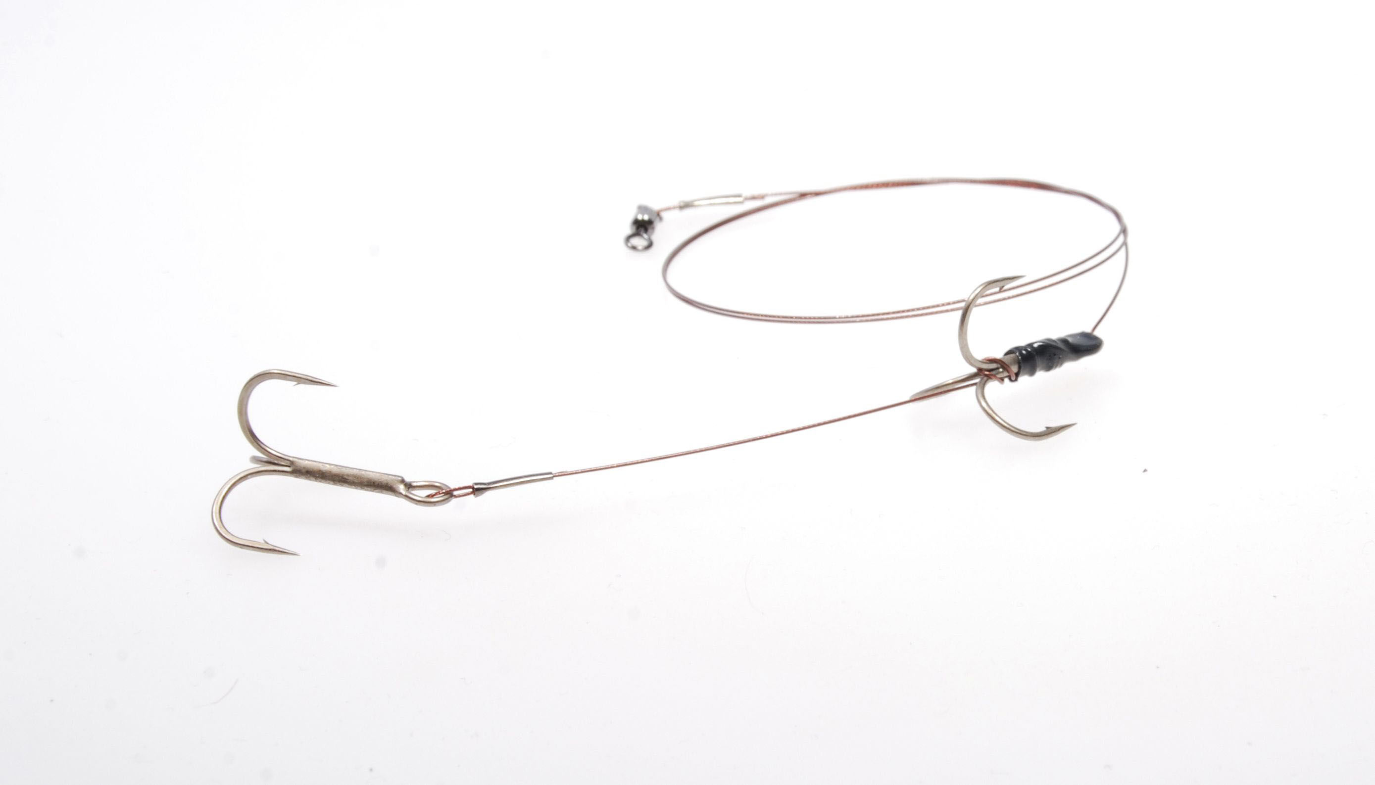 Wiggler Predator tafs 13.6 kg med 50 cm vajer & TR13B-4 krokar 1-pack