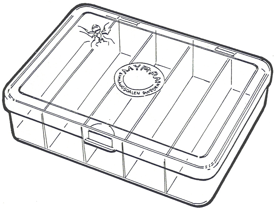 Myran 2000 betesask [11 x 8.5 x 2.8 cm] klar