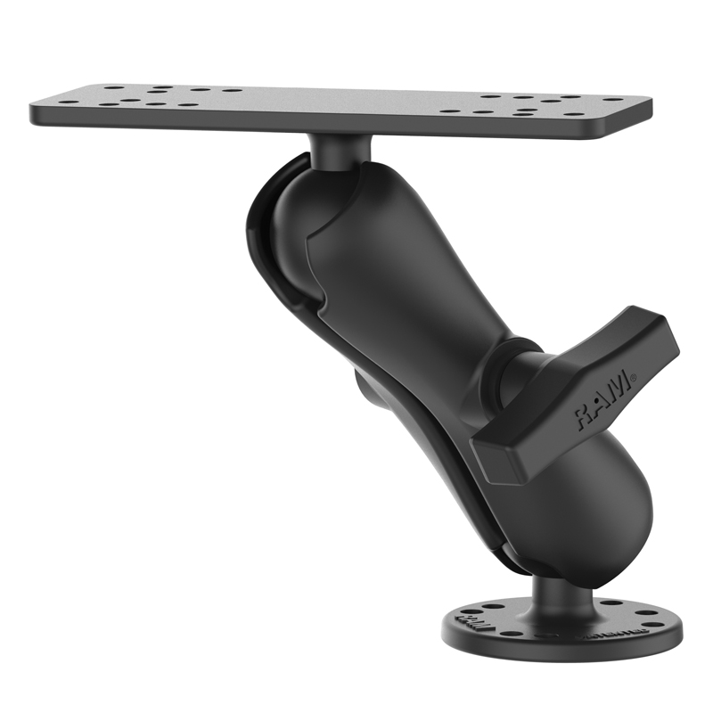 RAM Mounts Universalfäste för marinelektronik med C-kula och 14 cm arm