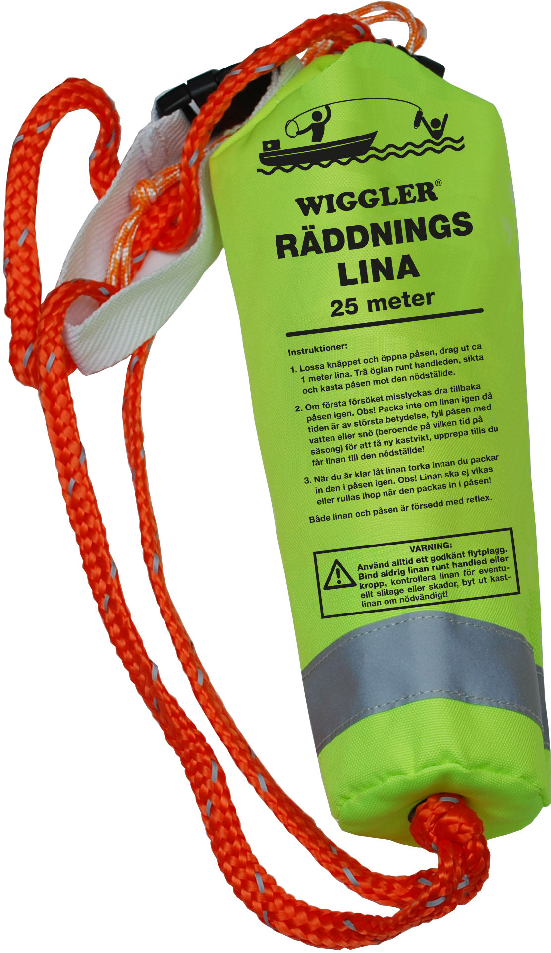 Wiggler Räddningslina 25 m