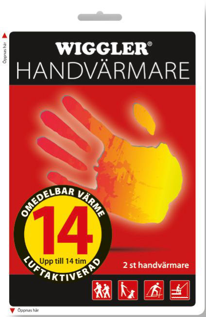 Wiggler engångs handvärmare 14 h 1 par