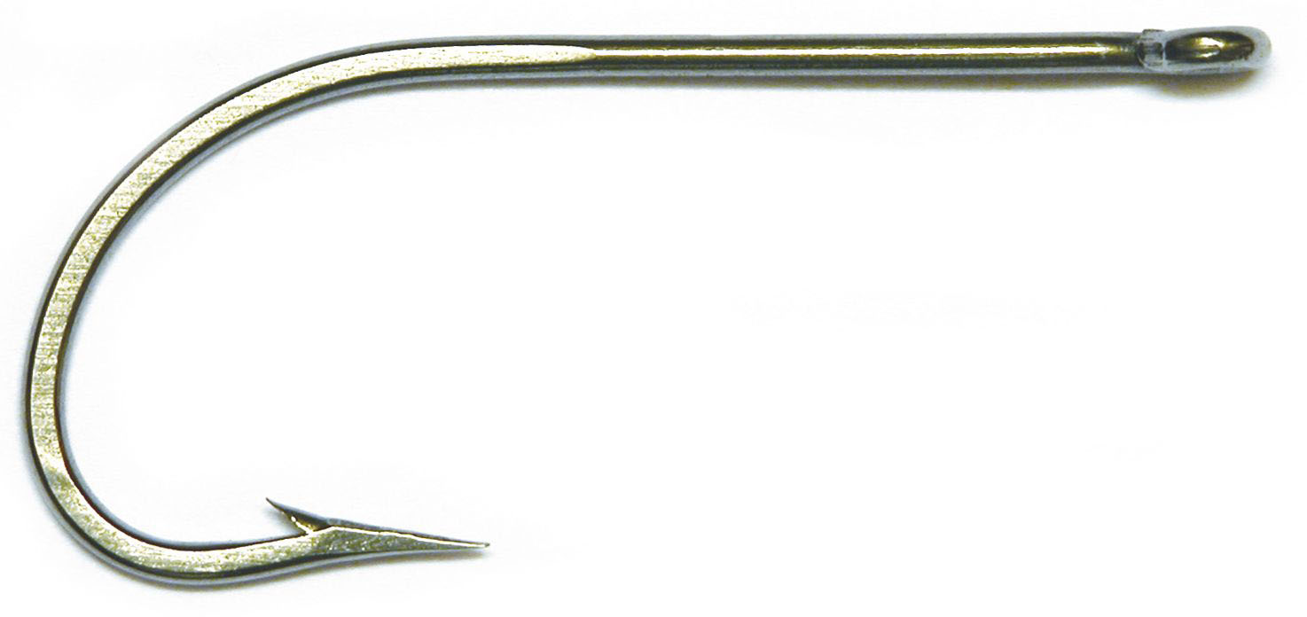 Mustad O'shaughnessy enkelkrok rak rostfritt stål 1, 10-pack